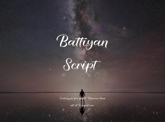Battiyan Script Font