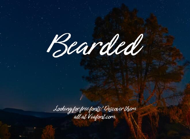 Bearded Font