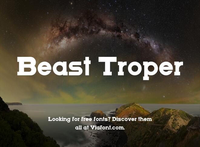 Beast Troper Font