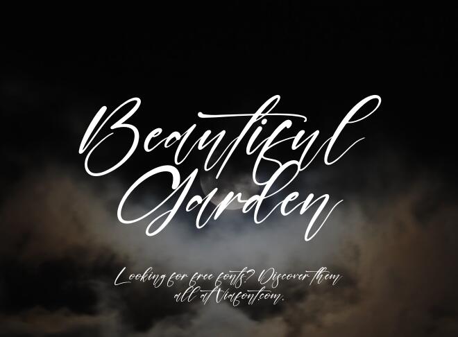 Beautiful Garden Font