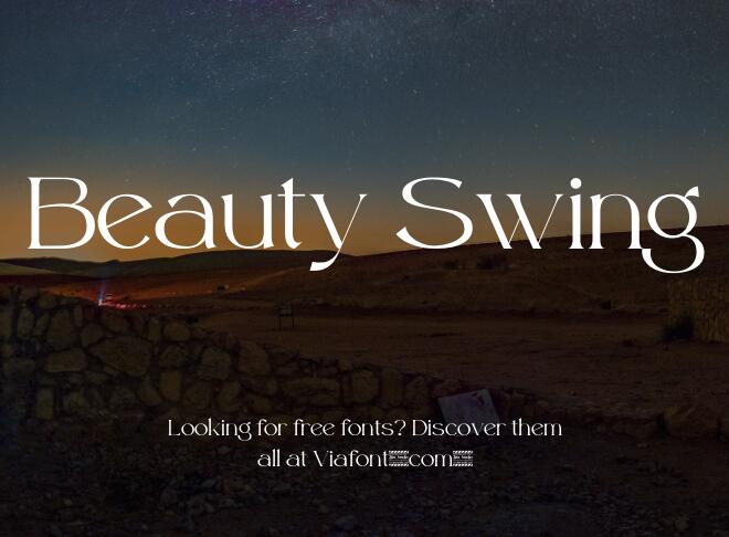 Beauty Swing Font