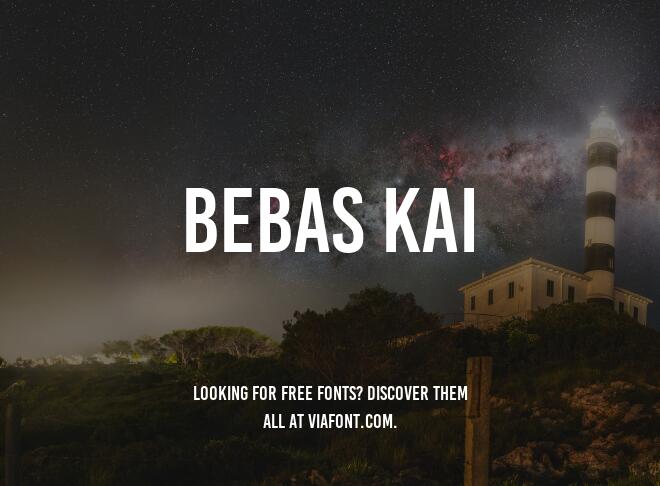 Bebas Kai Font