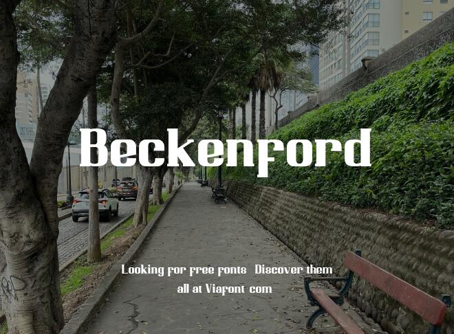 Beckenford Font