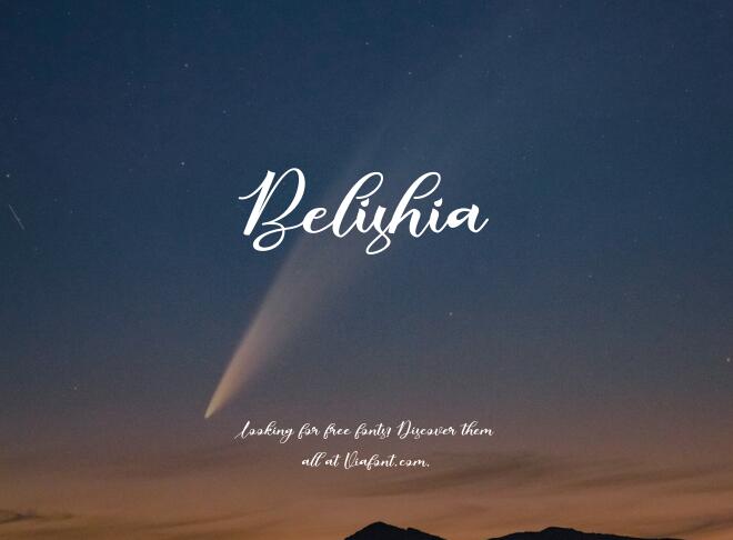 Belishia Font