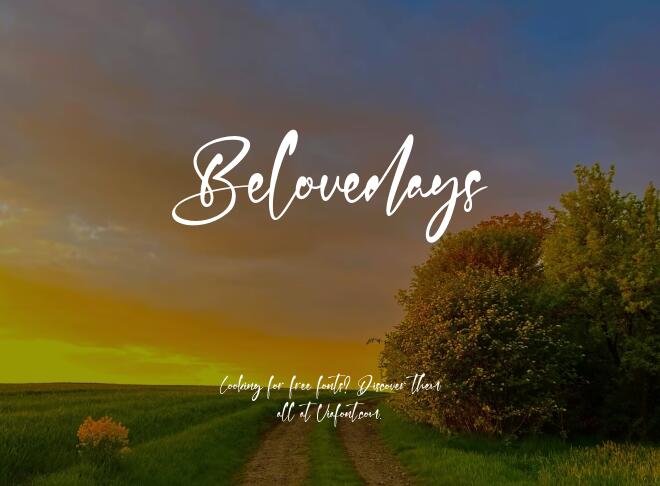 Belovedays Font