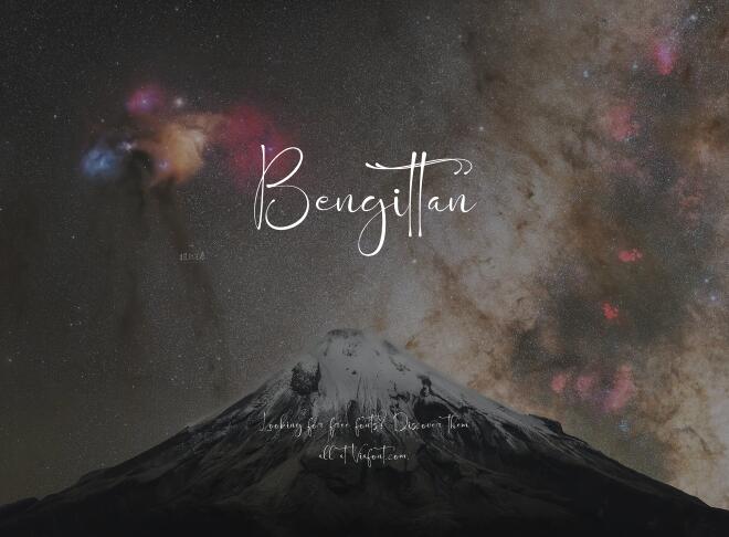 Bengittan Font