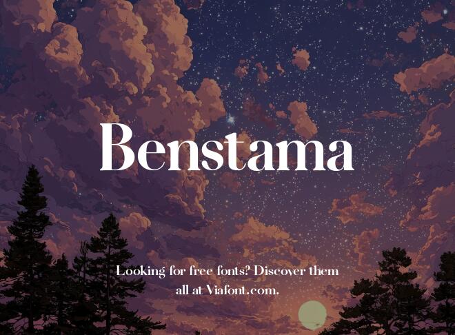 Benstama Font
