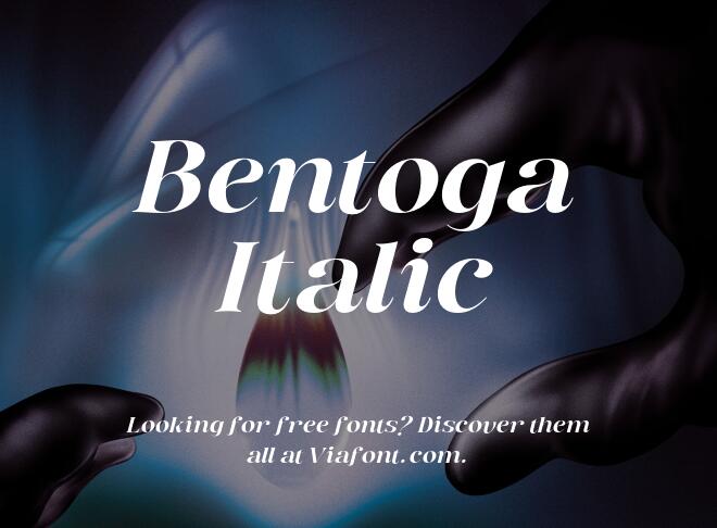 Bentoga Italic Font