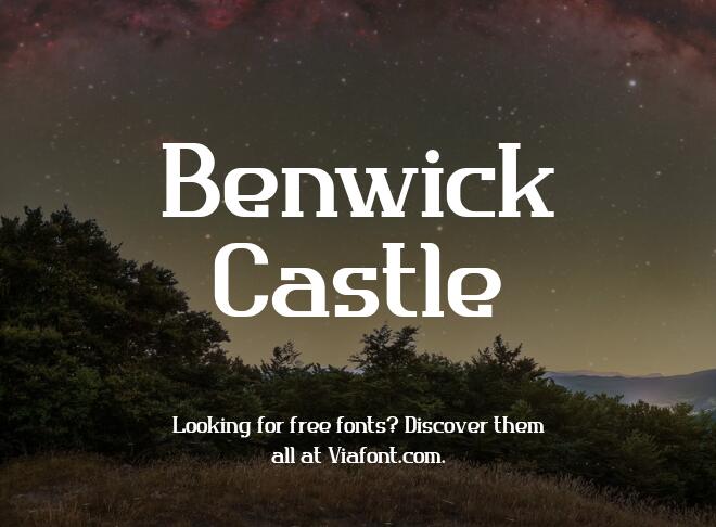 Benwick Castle Font