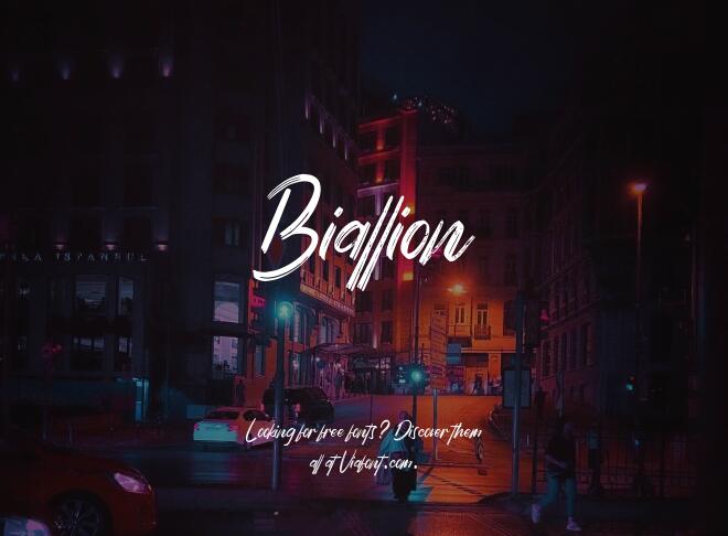 Biallion Font