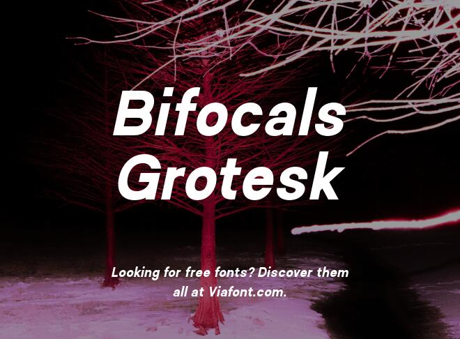 Bifocals Grotesk Font