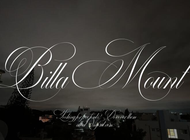 Billa Mount Font