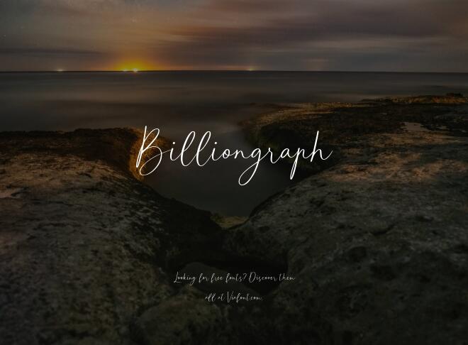 Billiongraph Font