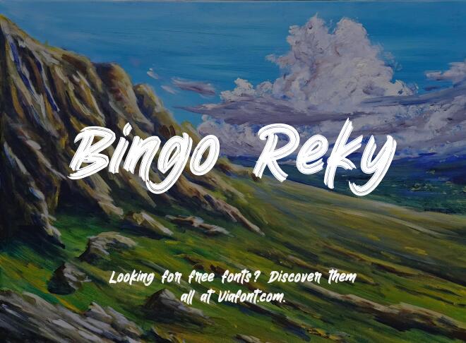 Bingo Reky Font