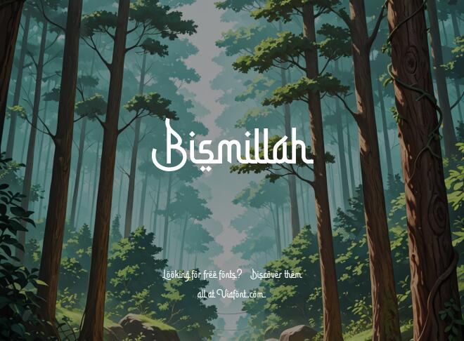 Bismillah Font