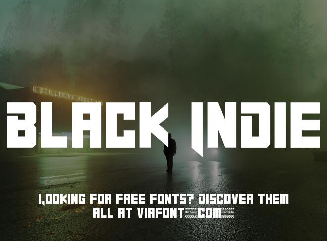 Black Indie Font