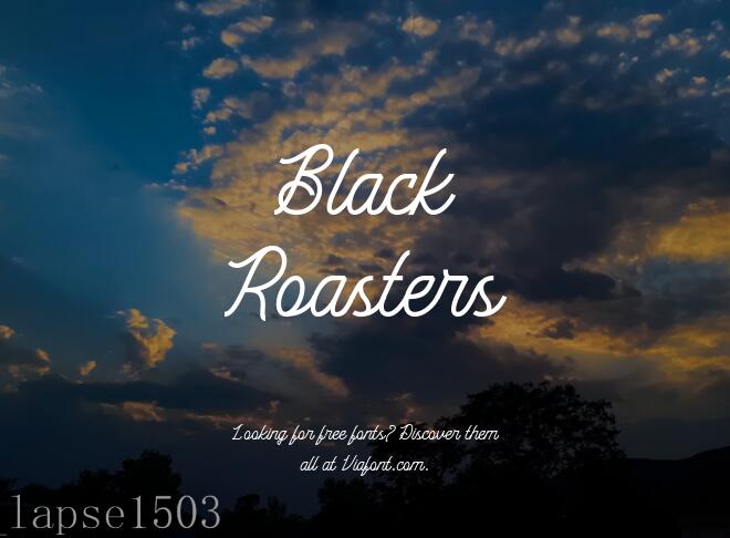 Black Roasters Font