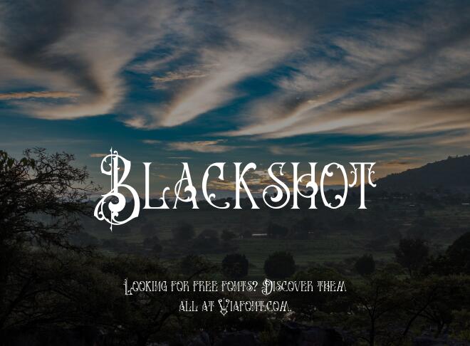 Blackshot Font