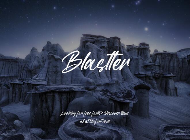 Blastter Font