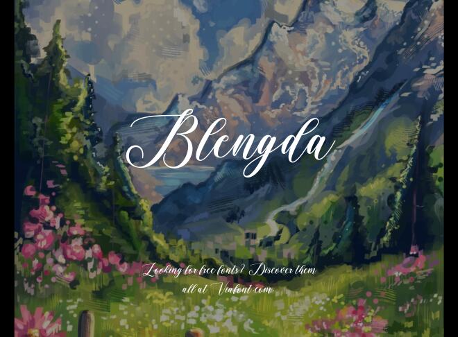 Blengda Font
