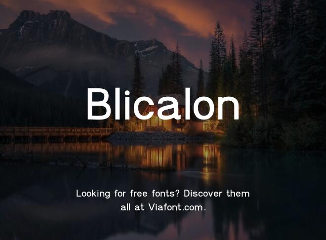 Blicalon Font