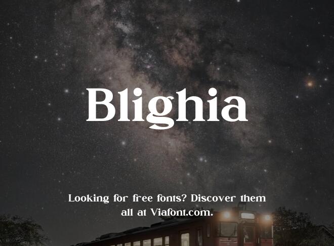 Blighia Font