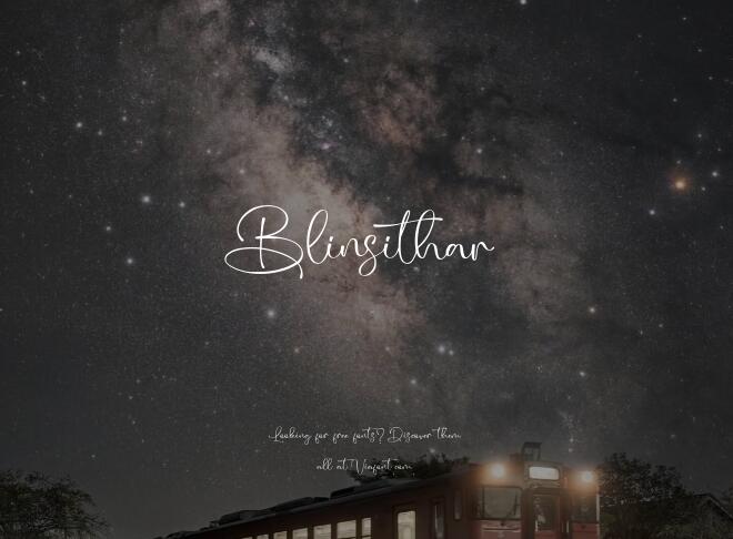 Blinsithar Font