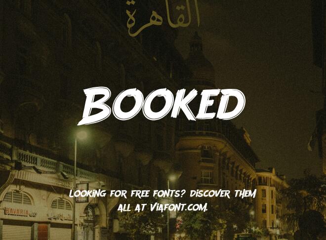 Booked Font