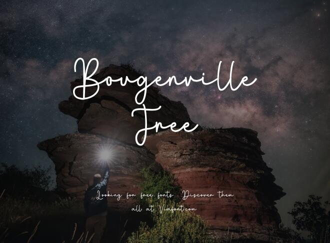 Bougenville Free Font