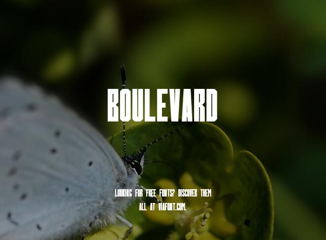 Boulevard Font