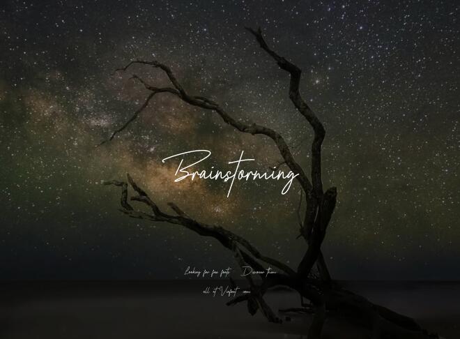 Brainstorming Font