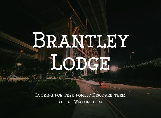 Brantley Lodge Font