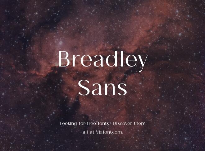 Breadley Sans Font
