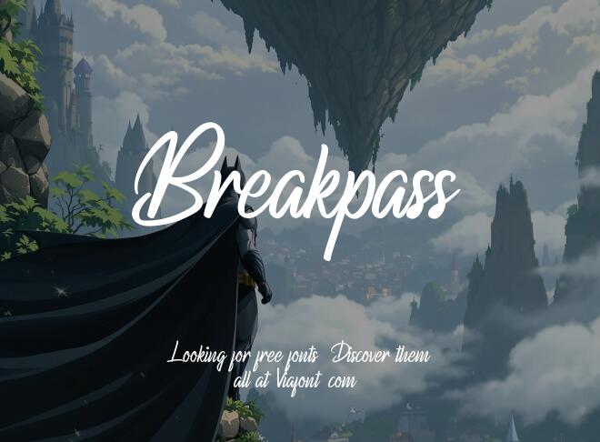 Breakpass Font