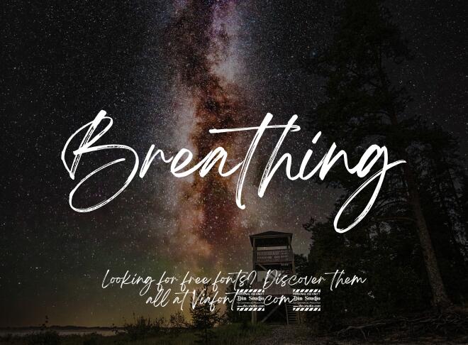 Breathing Font