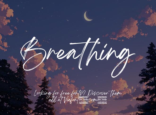 Breathing Font