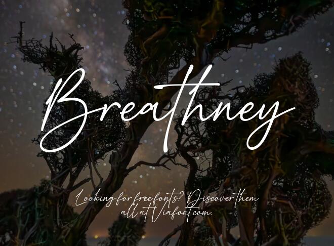 Breathney Font