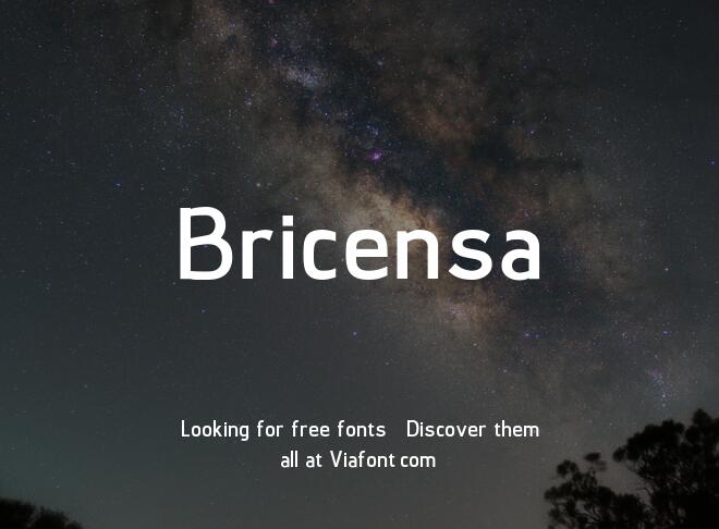 Bricensa Font