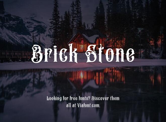Brick Stone Font