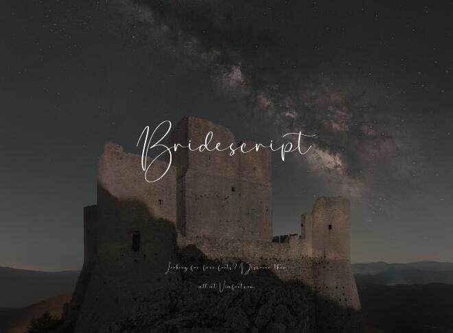 Bridescript Font