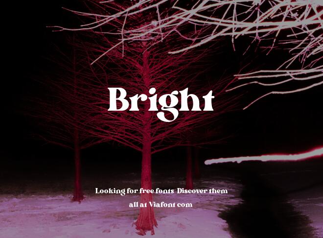 Bright Font