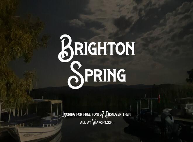 Brighton Spring Font