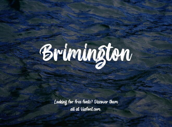 Brimington Font