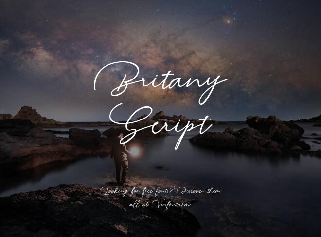 Britany Script Font