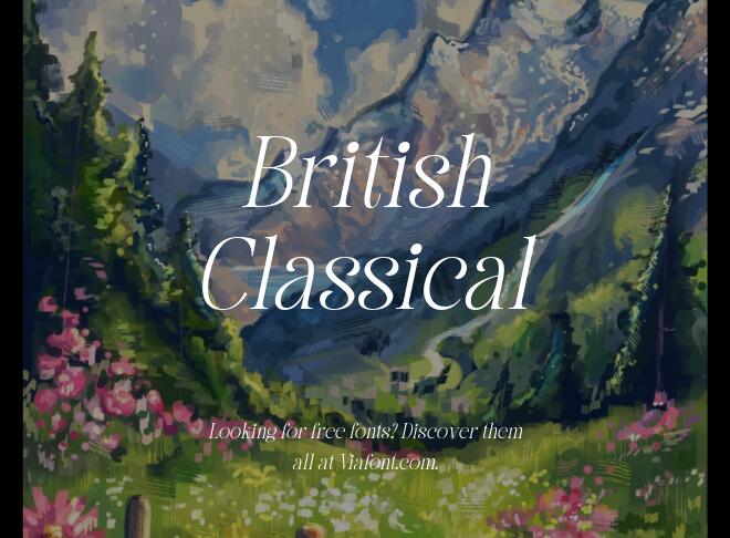 British Classical Font