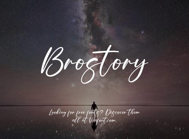 Brostory Font