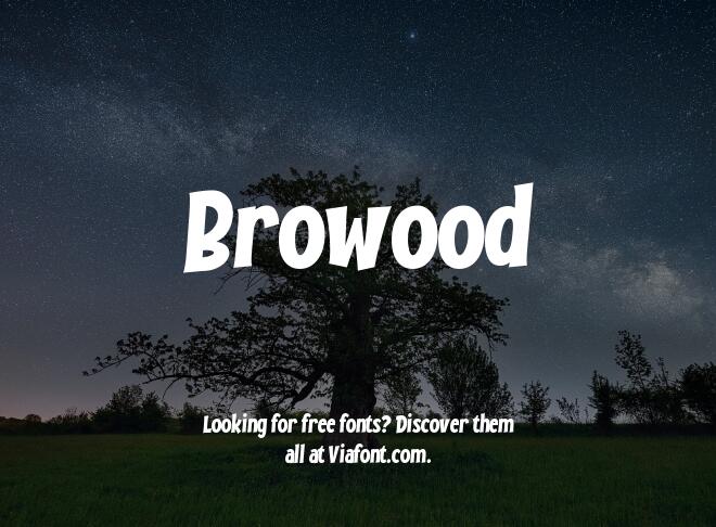 Browood Font