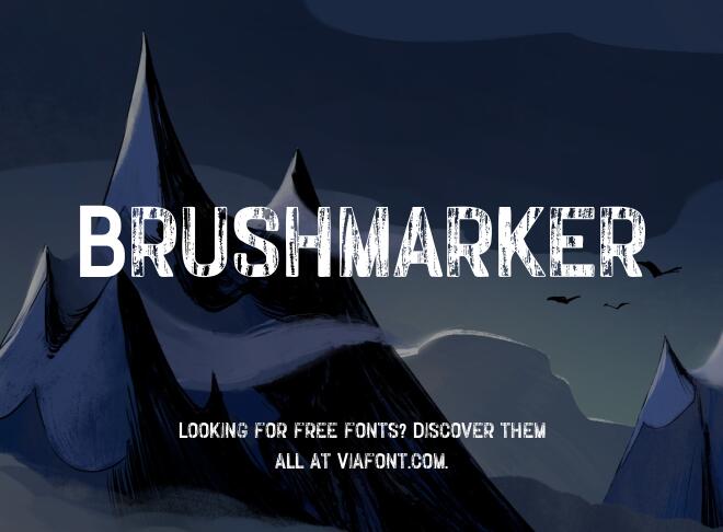 Brushmarker Font