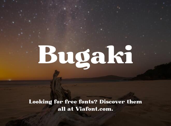 Bugaki Font