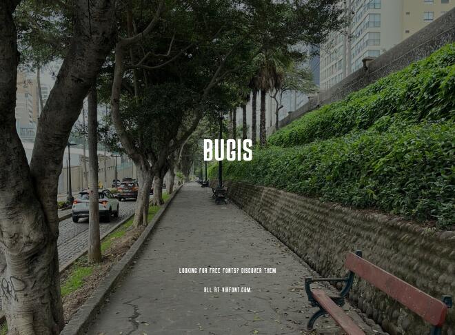 Bugis Font